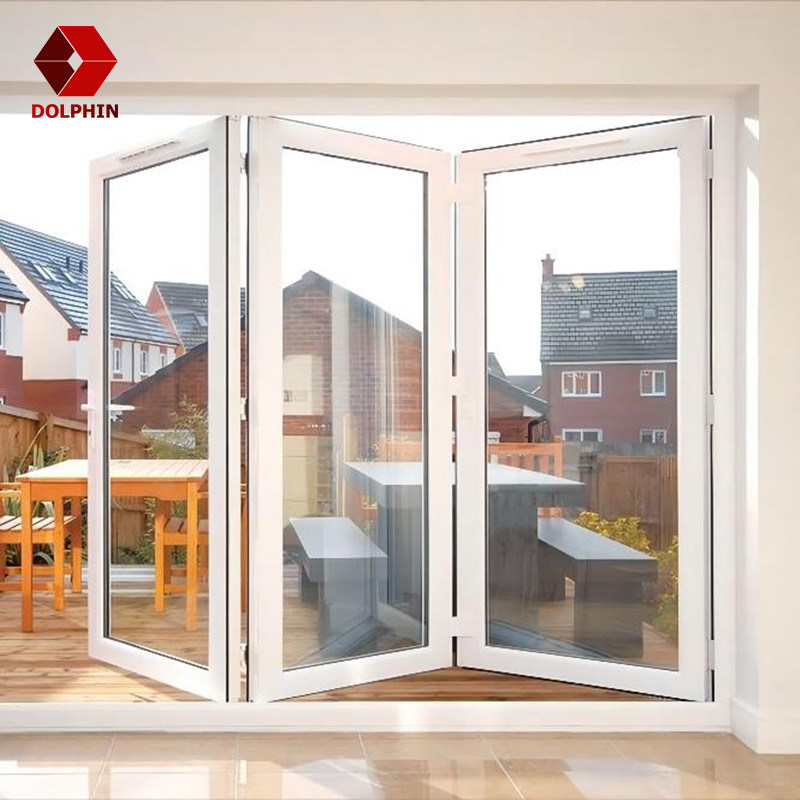 Horizontal Sliding Folding Windows , Black White French Style Window For Villa